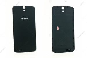 Задняя крышка для Philips V387 черный, оригинал