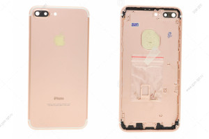 Корпус для iPhone 7 Plus розовое золото + комплект клавиш