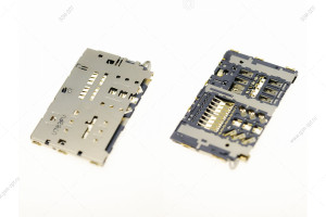 Разъем SIM+microSD-карты для Samsung A310F/ A510F/ J330F/ J530F/ J730F оригинал