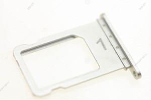 Слот SIM-карты для iPhone 8 Plus серебристый (без уплотнителя)