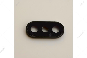 Стекло камеры для iPhone XS Max, в рамке, черный
