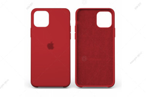 Чехол для iPhone 11 Pro Max, Silicone Case, премиум, красный