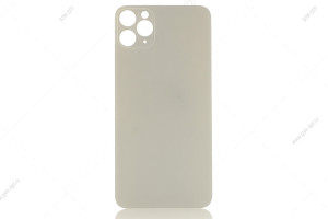 Задняя крышка для iPhone 11 Pro Max белый (серебристый)