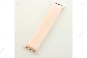 Ремешок нейлоновый для часов Apple Watch 42/ 44мм, розовый