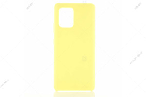 Чехол Silicone Cover для Samsung Galaxy S10 Lite, G770F (2020) ярко-желтый