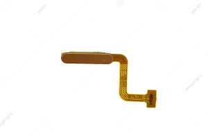 Сканер отпечатков пальцев для Samsung M317F/ M515F с кнопкой включения, на шлейфе, золото