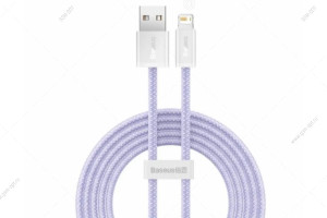 Кабель USB Baseus Dynamic Series, Lightning для Apple PD 2,4A, 2м, пурпурный