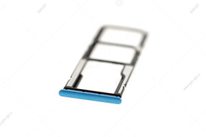 Слот SIM/ microSD-карт для Xiaomi Redmi 10/ Redmi 10 (2022) синий