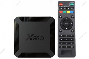 ТВ-приставка X96Q, 2ГБ + 16 ГБ, Android 12.1, Allwinner H313, 4 ядра, 4K, 2,4G, Wi-Fi, Google Player